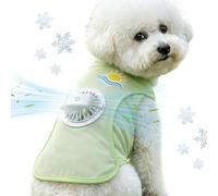 Dog Cooling Vest | 3-Speed Skin-Friendly Summer Pet Clothes with Fan | Pet | Pet Cooling Vest for Puppy Celebrations Walk Outdoor Photo Props Large and Medium Small Breed