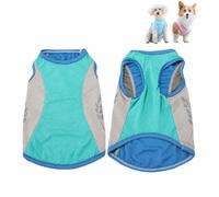 Dog Cooling Vest, Breathable Mesh Summer Cooling Coat for Small Medium Large Dogs, Lightweight Sleeveless Cooling Shirt for Walking Hiking Travel (Aqua Green,4XL)