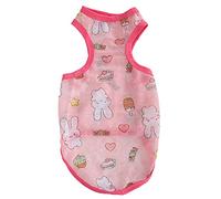 Dog Cooling Vest for Summer | Non - Sticky Breathable Cotton Sleeveless Shirt | Cute Cartoon Pig Design Pet T - Shirt | Soft & Comfortable (XL)