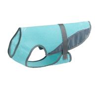 Dog Cooling Vest, Pets Cool Jacket, Color Blue Polyester Material, Adjustable and Breathable, UV Protection, Animals Cold Coat for Walking, Travel, Training, Hiking, Outdoor Beach