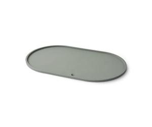 DOG Copenhagen Libra Matel Individual para Perros - Tapete de Comida para Mascotas - Tapete de Silicona para Cuenco de Perro - Antideslizante - Impermeable, Cool Grey, S