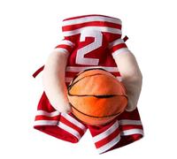 Dog Costume, Fun Pet Costumes, Pet Halloween Costume, Dog Sports Costume, Pet Halloween Costume for Dogs, Adjustable Sports Outfit with Basketball and Holding Ball Design for Pet Dress-Up