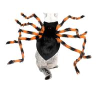 Dog Costume, Halloween Apparel, Pet Outfit, Light-Up Spider Design, Adjustable Funny Cosplay Wear, for Puppy Dress-Up, Holiday Photo, Outdoor Family Entertainment Fun