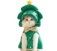 Dog Costume, Pet Christmas Costumes, Dog Holiday Apparel, Best Pet Christmas Costumes, Cozy Winter Holiday Apparel for Dogs and Cats This Holiday Season (Green, Brown)
