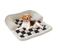 Dog Couch Bed, Protector de sofá para mascotas, Fuzzy Calming Dog Bed, Pet Furniture Protector, Cat Couch Protector, Sofa Protector Pet Mat, Machine Washable Pet Bed, Calming Dog Bed for Large Pets