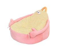 Dog Couch - Cute Cartoon Pet Cuddler Sleeping Sofa Nest, Soft Calming Puppy Kitten Lounge Bed, Comfortable Pet Resting Snuggle Nest Relax Compact PetSofa Setup For Living Room Outdoor Patio Kennel