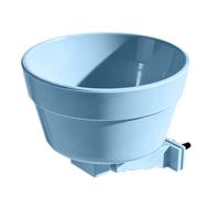 Dog Crate Water Bowl Detachable Leak Resistant Stainless Steel Inserte Anti Spill Secure Lock Mount Portable Pet Hydration Cage Kennel Travel Home Outdoor Use Small Puppy Dog