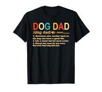 Dog Dad Definition Best Dogs For Daddy Funny Fathers Day Camiseta