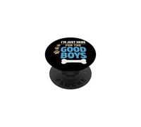 Dog Dad Good Boys Club Funny Dog Lover Men Pup Parent PopSockets PopGrip Adhesivo