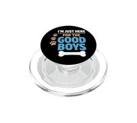 Dog Dad Good Boys Club Funny Dog Lover Men Pup Parent PopSockets PopGrip para MagSafe