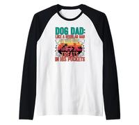 Dog Dad - Líder, Dador de golosinas, Compañero de siesta Camiseta Manga Raglan