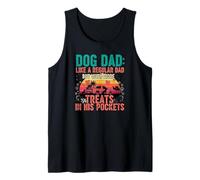 Dog Dad - Líder, Dador de golosinas, Compañero de siesta Camiseta sin Mangas