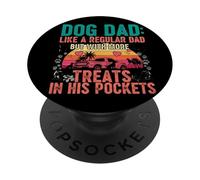 Dog Dad - Líder, Dador de golosinas, Compañero de siesta PopSockets PopGrip Adhesivo
