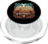 Dog Dad - Líder, Dador de golosinas, Compañero de siesta PopSockets PopGrip para MagSafe