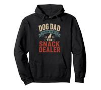 Dog Dad The Man Myth Snack Dealer, Vintage, Desgastado, Divertido Sudadera con Capucha