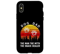 Dog Dad The Man The Myth The Snack Dealer - Amante de los Perros Carcasa para iPhone X/XS