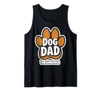 Dog Dad The Man The Myth The Snack Trader Divertido Día del Padre Camiseta sin Mangas