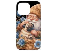 Dog Daddy Gnome Floral Graphic For Pug Grandma Who Love Pugs Carcasa para iPhone 14 Pro Max