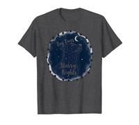 Dog Days Noches estrelladas Canino Celestial Camiseta, Hombre, Jaspeado Oscuro, 5XL