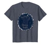 Dog Days Noches estrelladas Canino Celestial Camiseta, Niños, Azul Jaspeado, 12 años