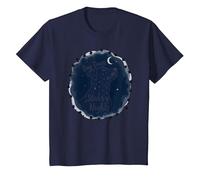 Dog Days Noches estrelladas Canino Celestial Camiseta, Niños, Azul Marino, 12 años