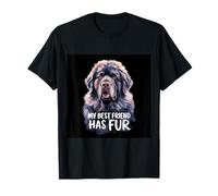 Dog de Terranova Diciendo "Mis mejores amigos lo han hecho" Camiseta