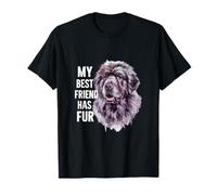 Dog de Terranova Diciendo "Mis mejores amigos lo han hecho" Camiseta