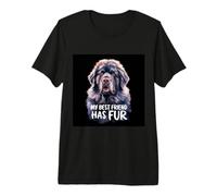 Dog de Terranova Diciendo Mis Mejores Amigos lo han Hecho Camiseta Premium