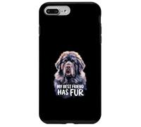 Dog de Terranova Diciendo "Mis mejores amigos lo han hecho" Carcasa para iPhone 7 Plus/8 Plus
