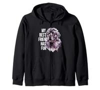 Dog de Terranova Diciendo "Mis mejores amigos lo han hecho" Sudadera con Capucha