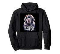 Dog de Terranova Diciendo "Mis mejores amigos lo han hecho" Sudadera con Capucha