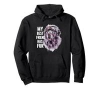 Dog de Terranova Diciendo "Mis mejores amigos lo han hecho" Sudadera con Capucha