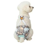 Dog Diaper Panties, Washable Female Suspender, Reusable Pet Accessory, Sturdy Home Tool, Compact Travel Organizer, 30x15x2cm Adjustable Size for Apartment Indoor Outdoor Car Park Beach Camping Use
