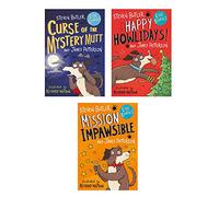 Dog Diaries 3 Books Collection Set (Curse of the Mystery Mutt,Happy Howlidays..)