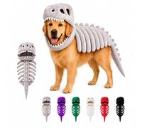 Dog Dinosaur Costume, Dog Skeleton Outfit，Grau：80cm