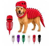 Dog Dinosaur Costume, Dog Skeleton Outfit，Rot：80cm