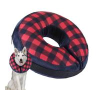 Dog Donut Collar, Soft Adjustable Recovery Cone, Inflatable Protective Collar for Dogs and Cats, Anti-Lick Bite Design, Comfortable Pet Accessory for Surgeries or Healing