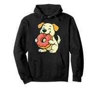 Dog Donut Funny Food Animal Humor Gráfico Sudadera con Capucha