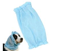 Dog Ear Cover | Mesh Head Wrap Pet Ear Muffs | Breathable Puppy Ears Protection Hood | Anti Dirt Noise Light Shield for Dogs | Adjustable Grooming Walking Hiking Camping Travel Outdoor Summer Use