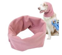 Dog Ear Cover Snood, Calming Soft Pet Hood with Neck and Ear Warmer Design, Stretchy Breathable Fabric Noise Reducing Wrap for Grooming Bath Time Walking Outdoor Activities Small Medium Large Dogs