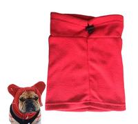 Dog Ear Cover Winter Hat, Fleece Ears Wrap Pet Winter Hood Hats, Adjustable Windproof Dog Hat with Earmuffs, Cozy Pet Hat for Outdoor Walking, Camping, Hiking, Running in Cold Weather