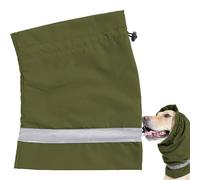 Dog Ear Muffs Noise Protection, No Flap Ear Wraps for Dogs, Dog Ear Protección Reflective Ear Wrap Impermeable Calming Hoodie for Dogs with Ajustable Correa para perros y gatos Grooming