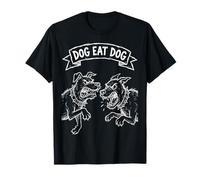 Dog Eat Dog Idiom Niños y Maestros Modismos Camiseta