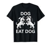 Dog Eat Dog Idiom Niños y Maestros Modismos Camiseta