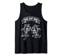 Dog Eat Dog Idiom Niños y Maestros Modismos Camiseta sin Mangas