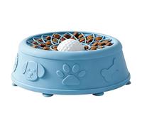Dog Enrichment Toy, Non Slip Interactive Slow Feeder Pet Bowl, 6.8 Inch Puzzle Feeding Dish for Dogs Cats Use, Behavior Training Tool, Daily Enrichment Bowl for Bathtub Floor Tile Crate Training Use
