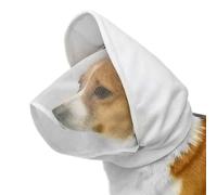 Dog Face Cover - Mesh Net Hood For Dogs, Protective Breathable Adjustable Headwear | Large Dogs Head Field Guard | For Small Medium Breed Puppy Travel Outdoor Camping Hiking Walking Climbing
