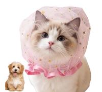 Dog Face Mesh Net - Breathable Mesh No-Eat Adjustable Quick-Release - Dogs Pet Anti-Scavenging Muzzle - Social Gatherings Outdoor Activities Hot Weather Summer Park Street Walking