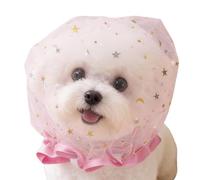 Dog Face Mesh Net | Breathable Mesh No-Eat Adjustable Quick-Release | Perros para mascotas Anti-Scavenging Muzzle for Outdoor Activities Hot Weather Summer Park Street