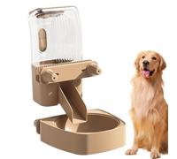Dog Feeder, Cage Mounted Automatic Water Bowl Food Dispenser, Pet Supplies, Hangable, Large Crate Feeder Dish for Puppies and Cats, 12.2x12.2x7.09 Inches